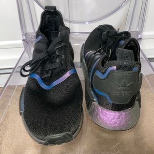 Mens NMDs black and purple